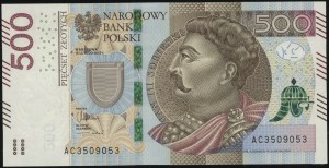 Polska, 500 złotych, 16.02.2016