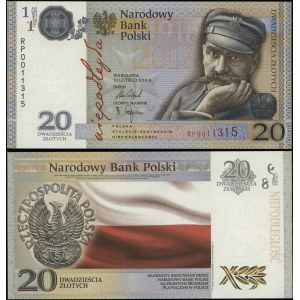 Polsko, 20 PLN, 13.02.2018