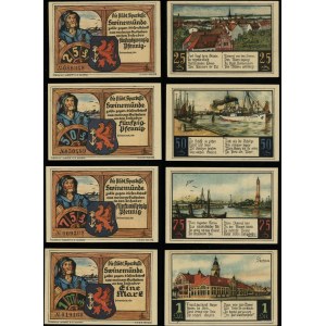 Pomerania, set of 4 vouchers, no date (1922)