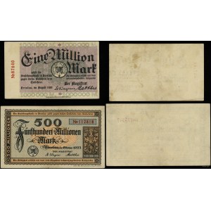 Silesia, set of 2 vouchers, 1923