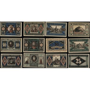 Silesia, set of 6 Wroclaw vouchers, 1921