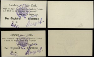 Greater Poland, set: 0.50 mark and 1 mark, 9.08.1914