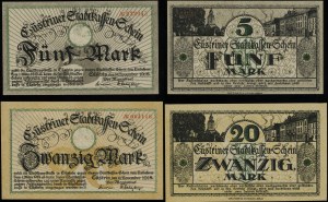 Greater Poland, set: 5 and 20 marks, 19.11.1918