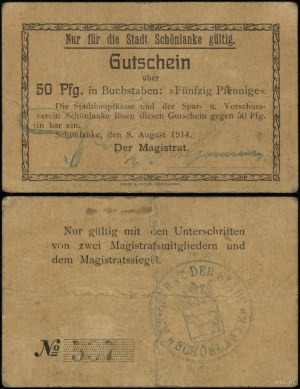 Greater Poland, 50 fenigs, 8.08.1914