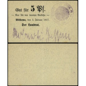 Wielkopolska, 5 fenigów, 1.01.1917