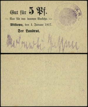 Veľké Poľsko, 5 fenigov, 1.01.1917