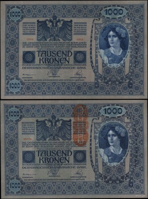 Rakúsko, 1 000 korún, 2.01.1902 (1919)