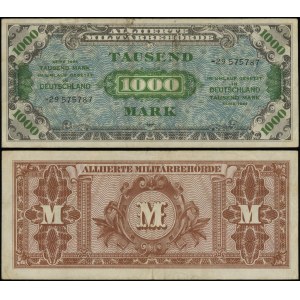 Niemcy, bon okupacyjny na 1.000 marek, 1944