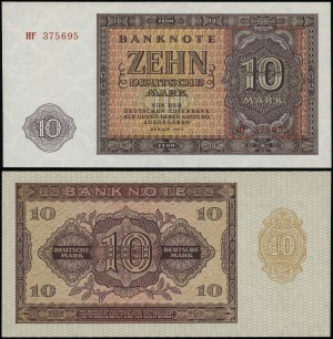 Germany, 10 marks, 1955