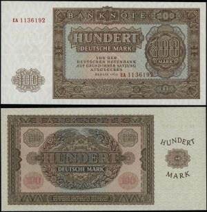 Germany, 100 marks, 1955
