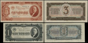 Russia, set: 3 redworms and 1 redtail, 1937