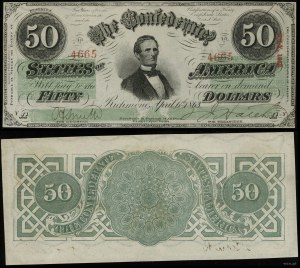 United States of America (USA), $50, 1863