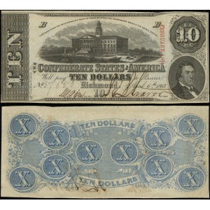 Spojené štáty americké (USA), 10 dolárov, 1863