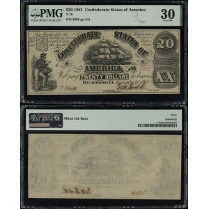 États-Unis d'Amérique (USA), 20 dollars, 2.09.1861