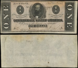 Spojené štáty americké (USA), 1 dolár, 17.02.1864