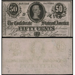 Spojené štáty americké (USA), 50 centov, 17.02.1864