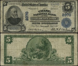 Spojené státy americké (USA), $5, 12.09.1917