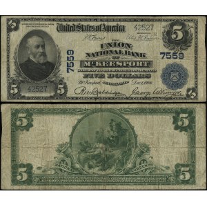 Stany Zjednoczone Ameryki (USA), 5 dolarów, 1.12.1904