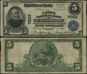 United States of America (USA), $5, 1.12.1904