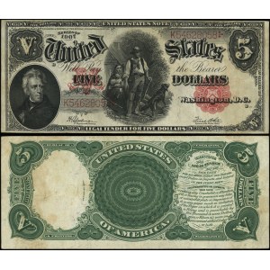 Stany Zjednoczone Ameryki (USA), 5 dolarów, 1907