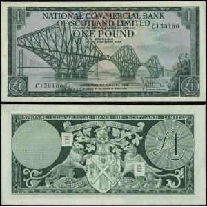 Schottland, £1, 4.01.1968