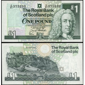 Szkocja, 1 funt, 24.01.1996