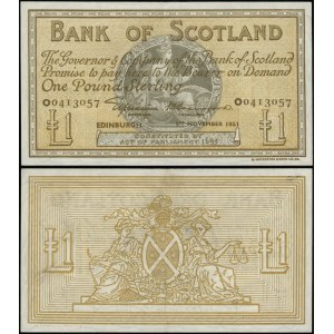 Schottland, £1, 5.11.1951