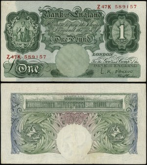 Spojené kráľovstvo, 1 GBP, 1955-1960