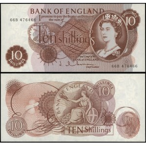 Wielka Brytania, 10 szylingów, bez daty (1962-1966)