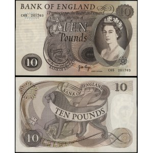 Wielka Brytania, 10 funtów, bez daty (1970-1975)