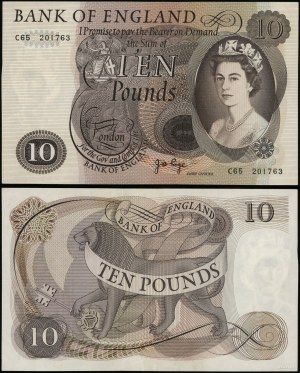 Spojené kráľovstvo, £10, bez dátumu (1970-1975)