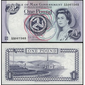 Isle of Man, £1, 1990-2009