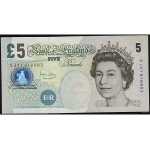 Wielka Brytania, 5 funtów, 2002 (2004)