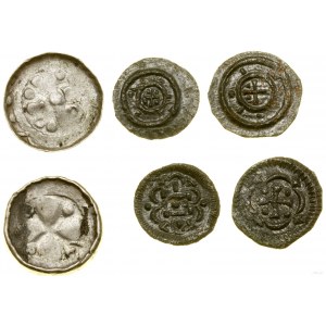 Średniowiecze, zestaw 3 monet