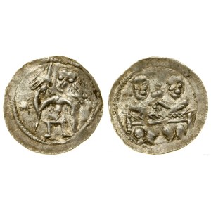Polska, denar, (ok. 1152-1157)