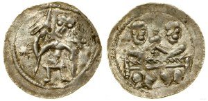 Polonia, denario, (ca. 1152-1157)