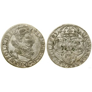 Pologne, six pence, 1623, Cracovie