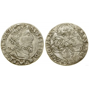 Pologne, six pence, 1626, Cracovie
