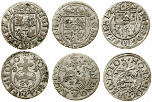 Polska, zestaw 3 półtoraków, 1623, 1624, 1625, Bydgoszcz