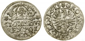 Polonia, penny, 1613, Cracovia