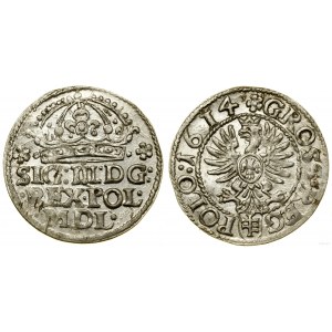 Polsko, penny, 1614, Krakov