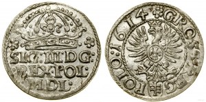 Poľsko, penny, 1614, Krakov