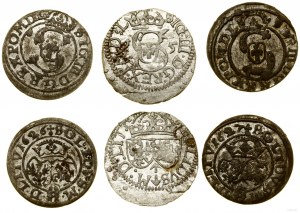 Polska, zestaw 3 szelągów, 1625, 1626, 1627, Wilno