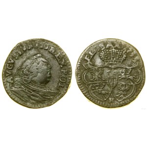 Poľsko, minca, 1755, Gubin