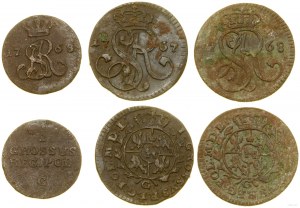 Polen, Satz von 3 Kupfermünzen