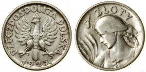 Polska, 1 złoty, 1925, Londyn