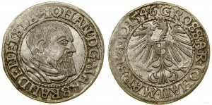 Śląsk, grosz, 1546, Krosno