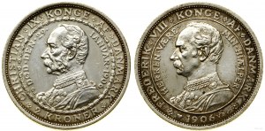 Dánsko, 2 koruny, 1906, Kodaň