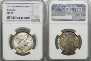 Niemcy, gulden, 1871, Monachium