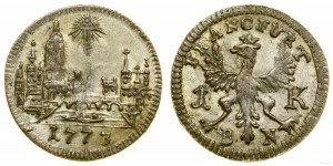 Niemcy, 1 krajcar, 1773, Frankfurt